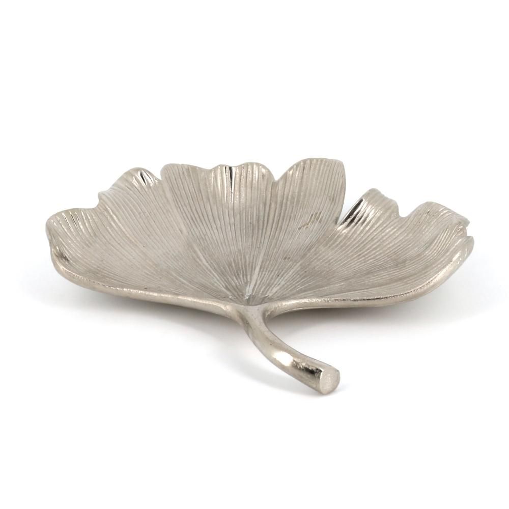 Dish in a Ginkgo Leaf Design