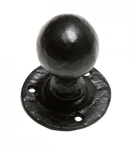 Simplistic Cast Iron Round Door Knobs