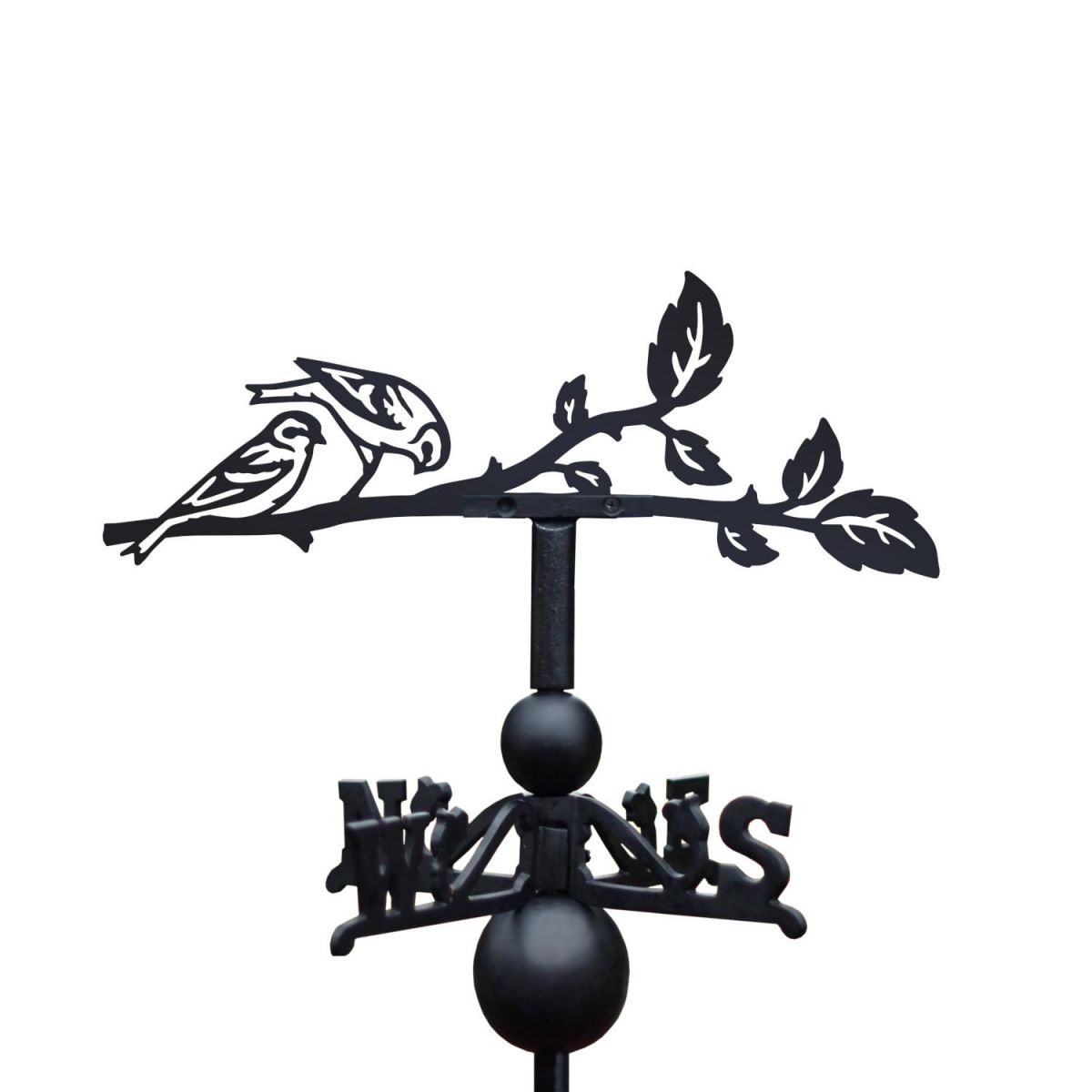 Siskin weathervane on a white background Siskin weathervane on a white background