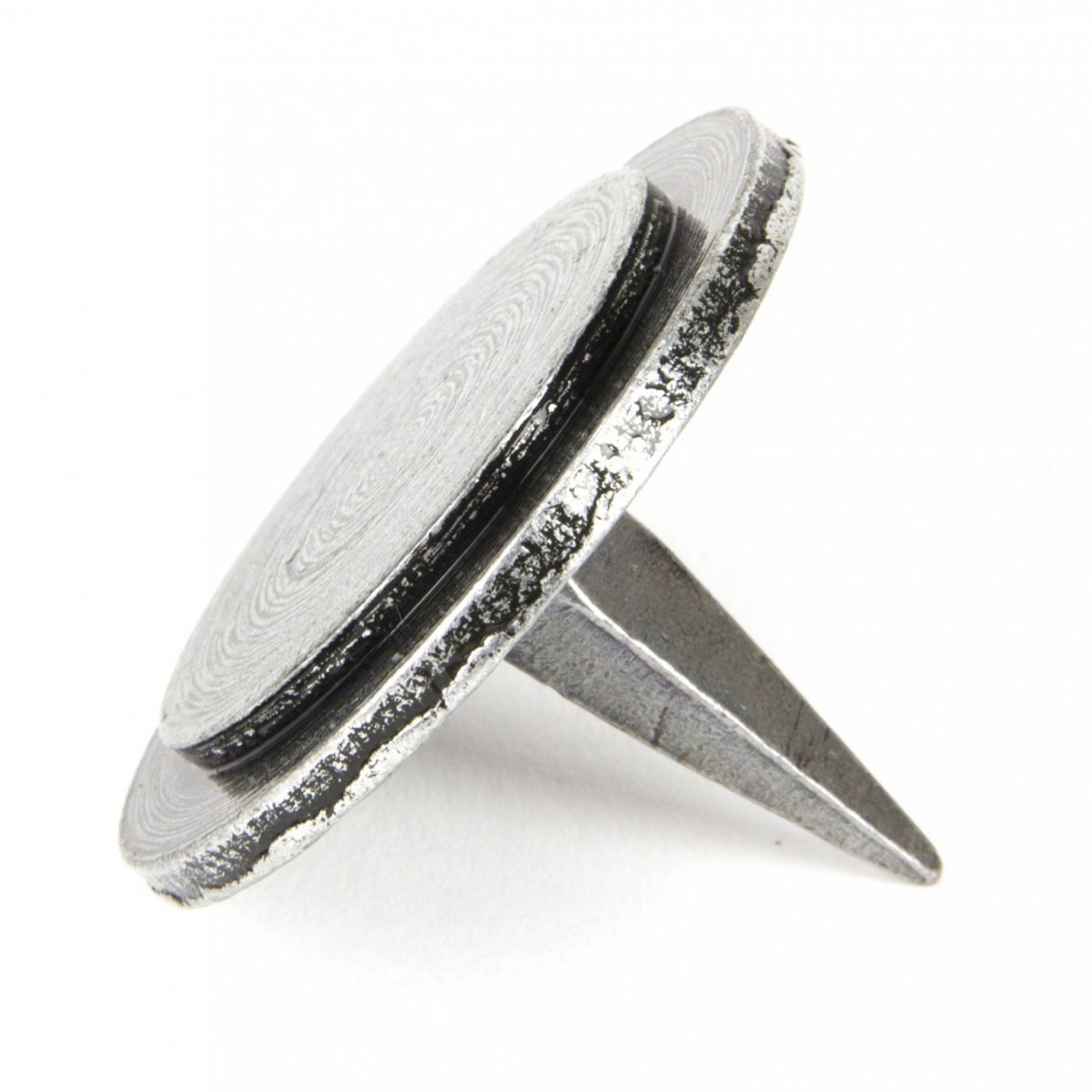 Slim Antique Pewter Ring Door Knocker