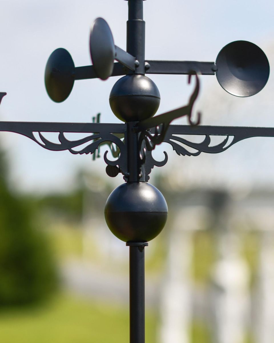 Close-Up of Spoons for Close-Up of Directional Arms for Slim Steel Flying Goose Weathervane Close-Up of Spoons for Close-Up of Directional Arms for Slim Steel Flying Goose Weathervane