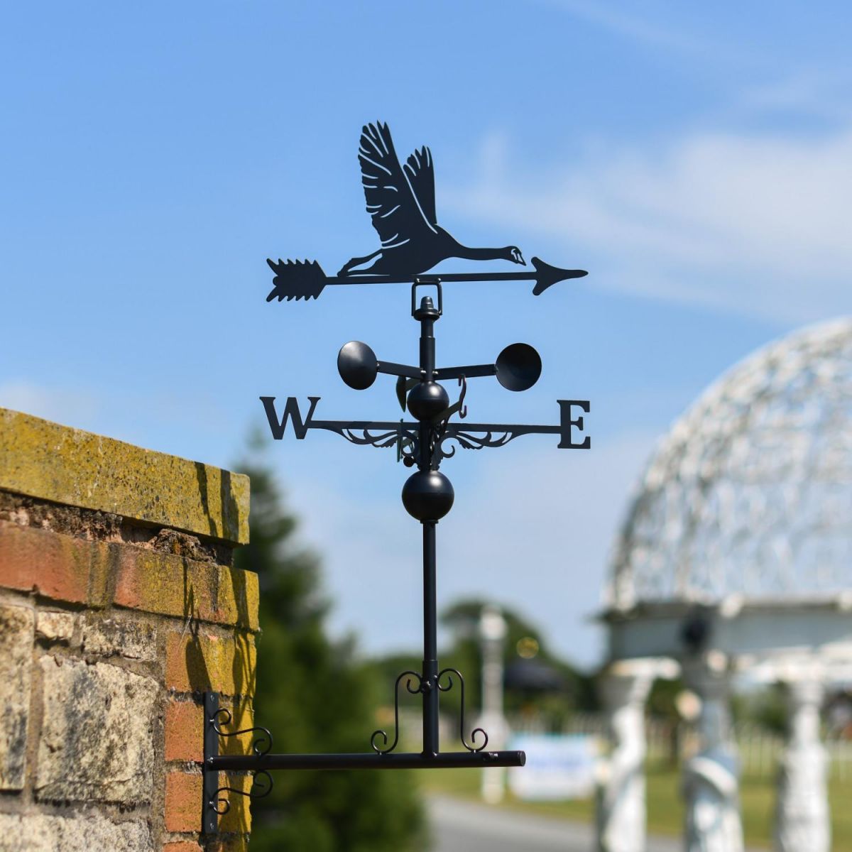 Slim Steel Flying Goose Weathervane Slim Steel Flying Goose Weathervane