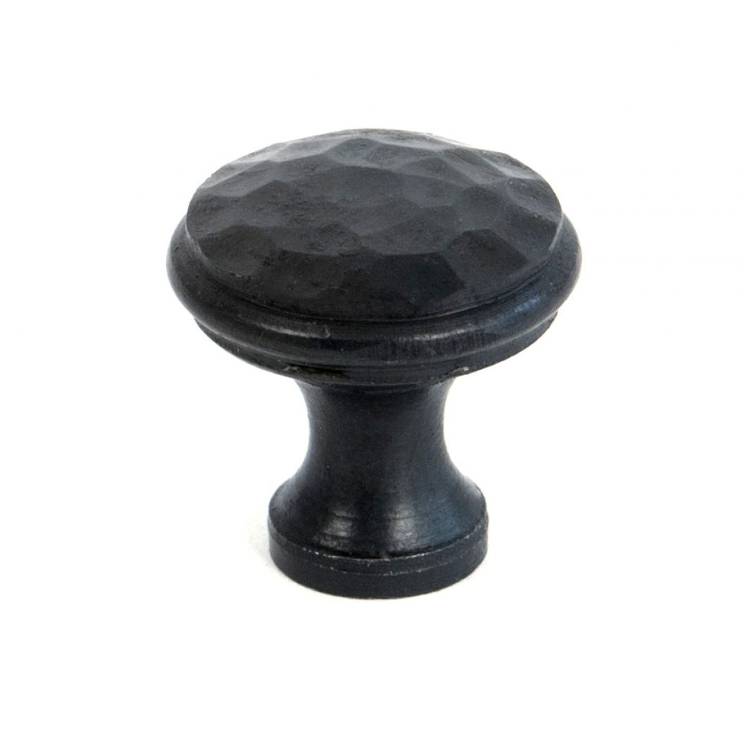Small Beeswax Beaten Effect Iron Cupboard Knob