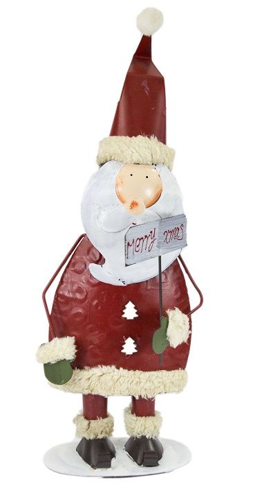 Metal Father Christmas Ornament