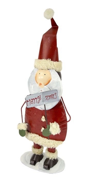 Metal Father Christmas Ornament