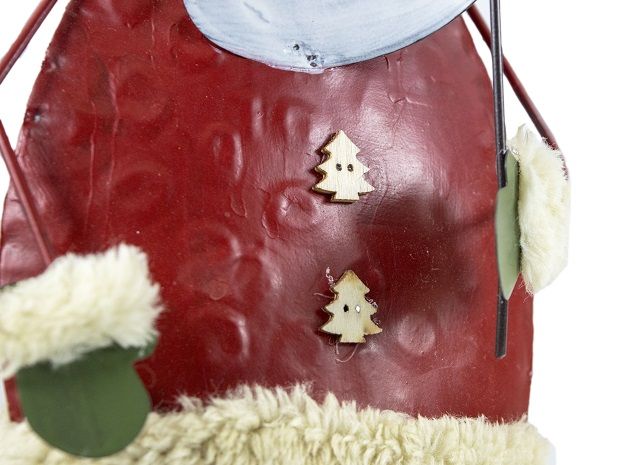 Metal Father Christmas Ornament