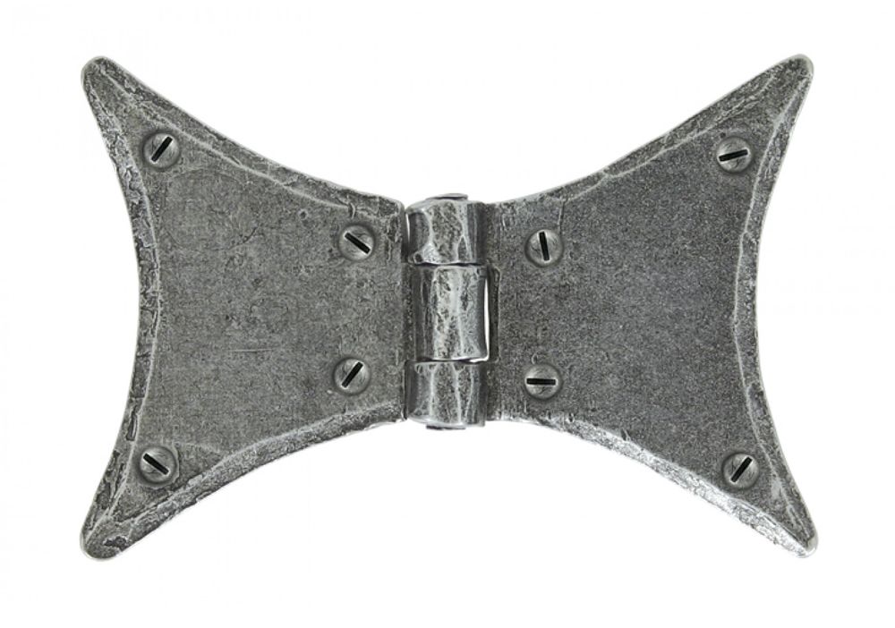 Small Pewter Butterfly Hinge Pair