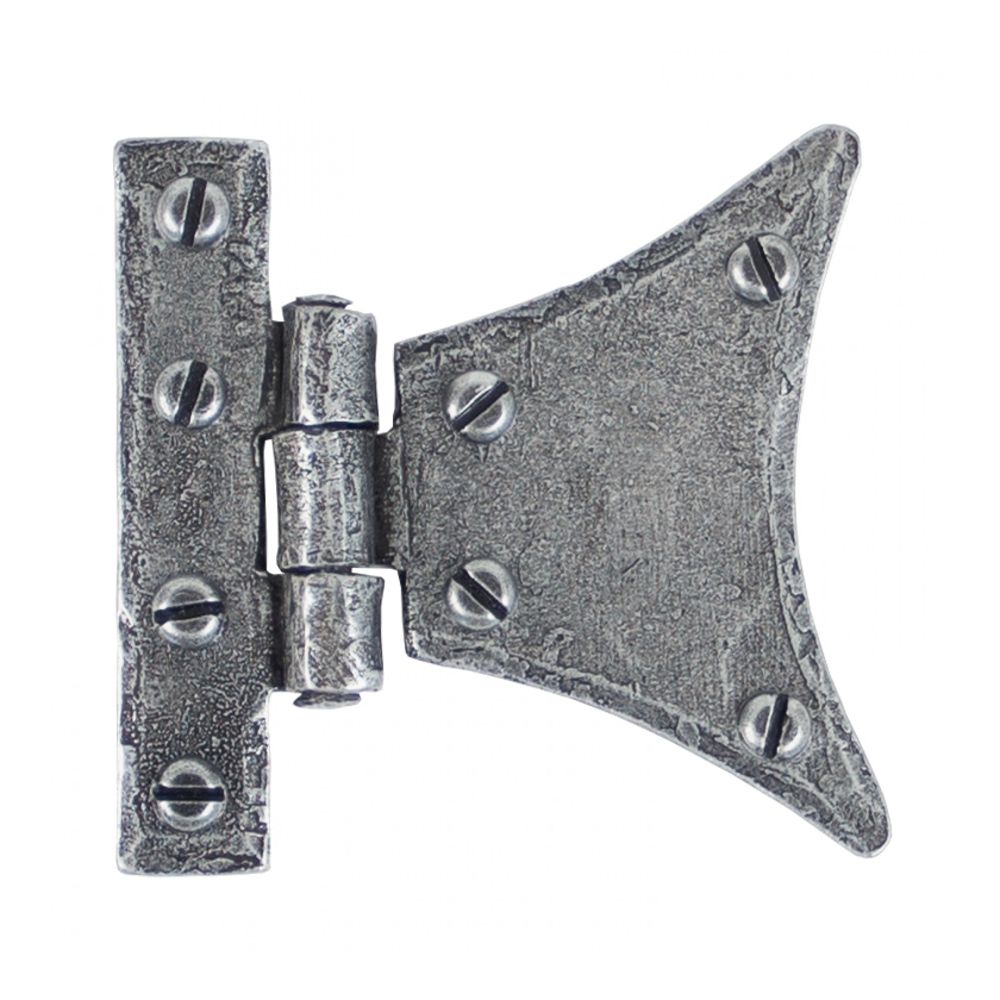 Small Pewter Half Butterfly Hinge Pair Small Pewter Half Butterfly Hinge Pair