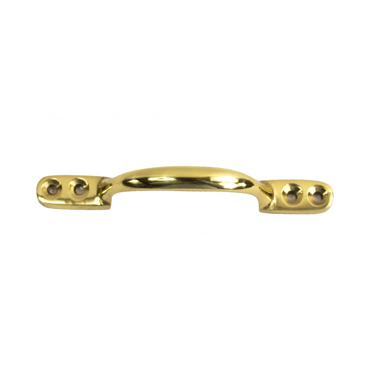 Simplistic Polished Brass Round Pull Handle