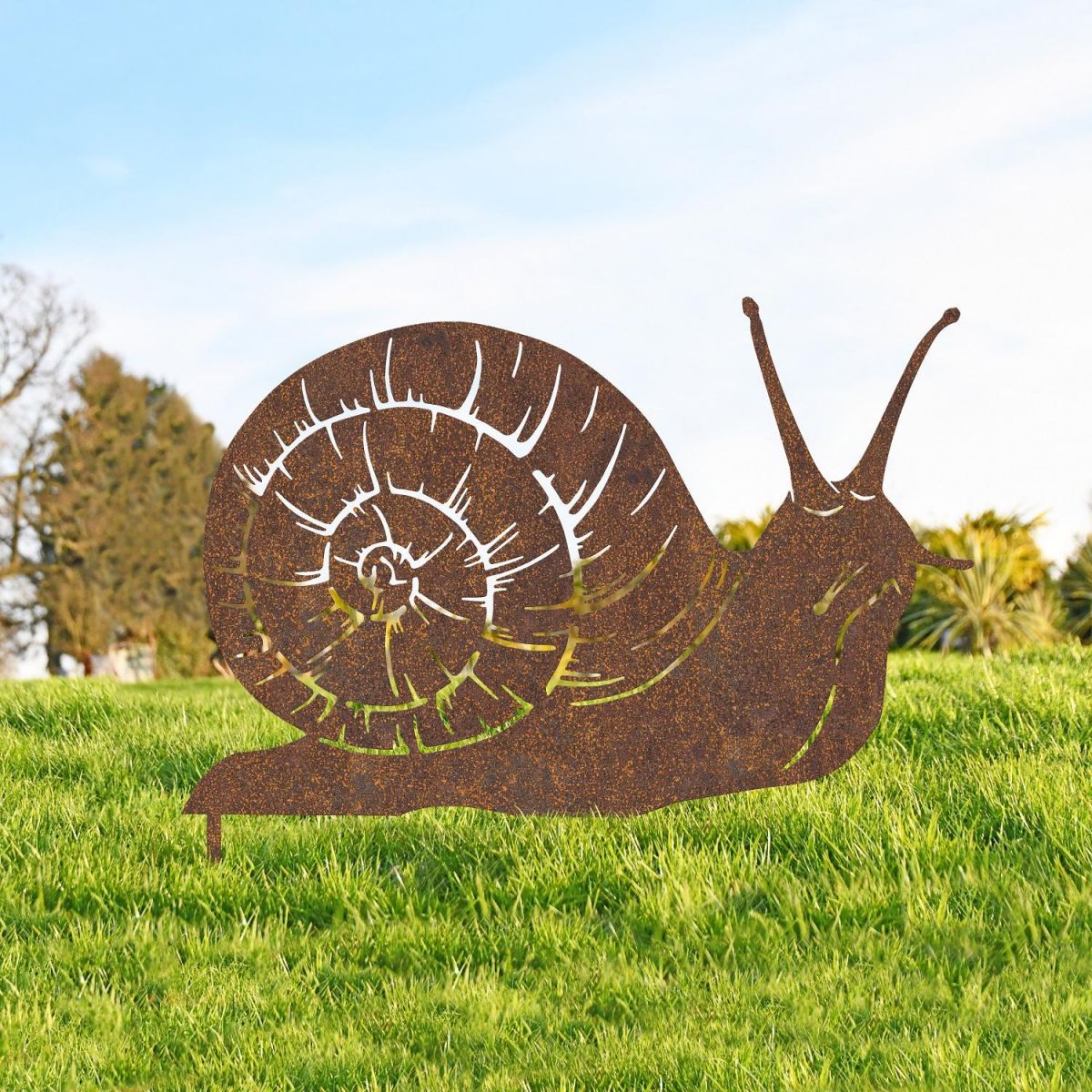 Rustic Snail Silhouette 