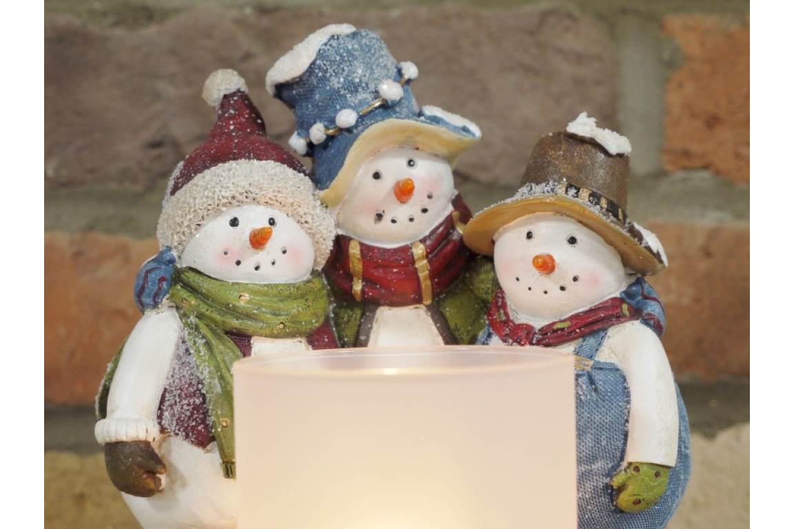 Snowmen Candle Holder Snowmen Candle Holder