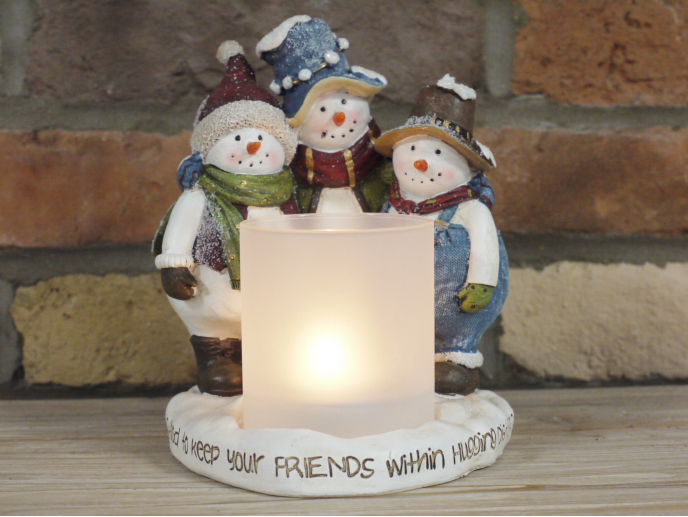 Snowmen Candle Holder Snowmen Candle Holder