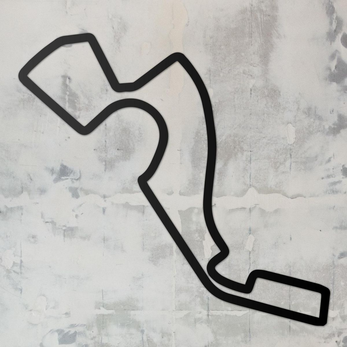 Sochi Motor Circuit Wall Art in Situ 