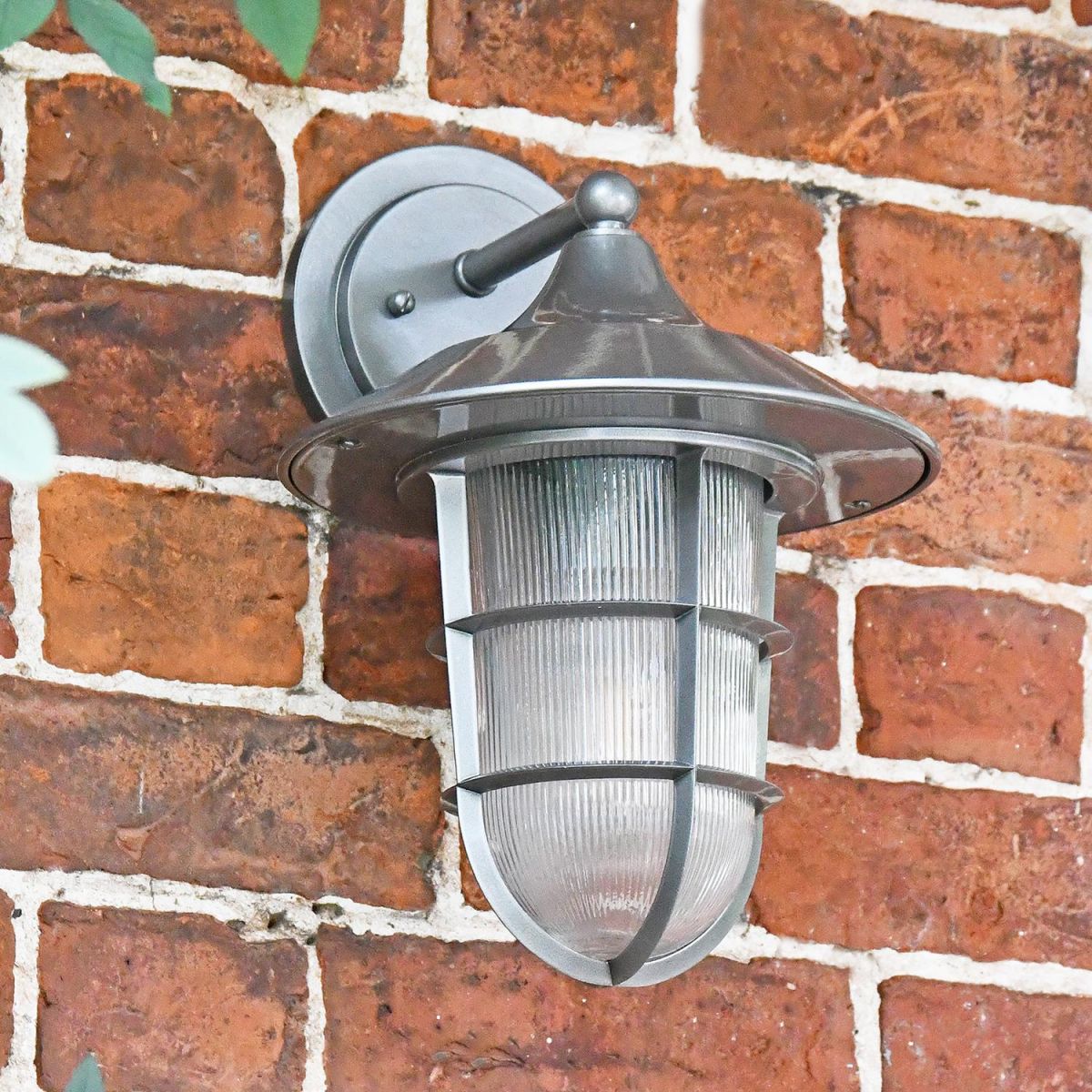 "South Shore" Top Fix Wall Lantern in Situ