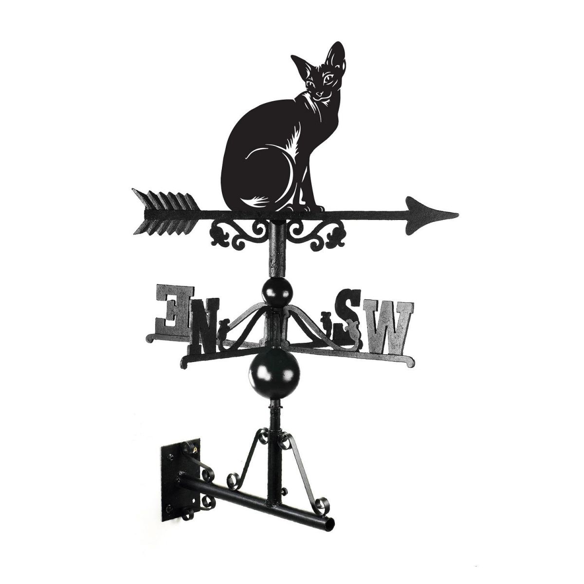 Sphynx Cat Weathervane in Full  Sphynx Cat Weathervane in Full