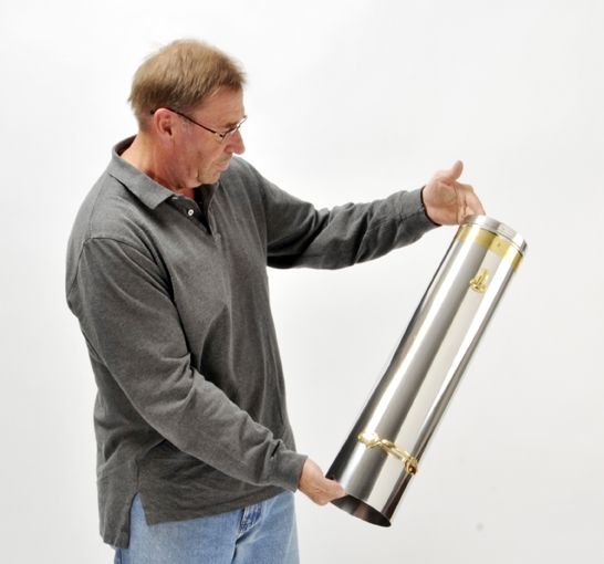Highly Polished Stainless Steel and Brass Chimneys Highly Polished Stainless Steel and Brass Chimneys