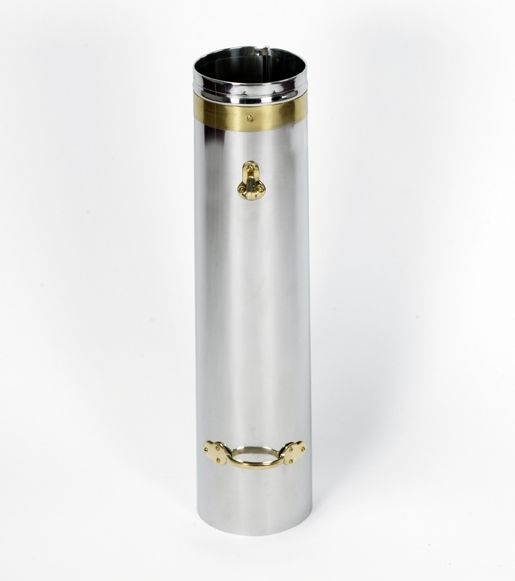 Highly Polished Stainless Steel and Brass Chimneys Highly Polished Stainless Steel and Brass Chimneys
