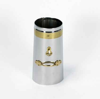 Highly Polished Stainless Steel and Brass Chimneys Highly Polished Stainless Steel and Brass Chimneys