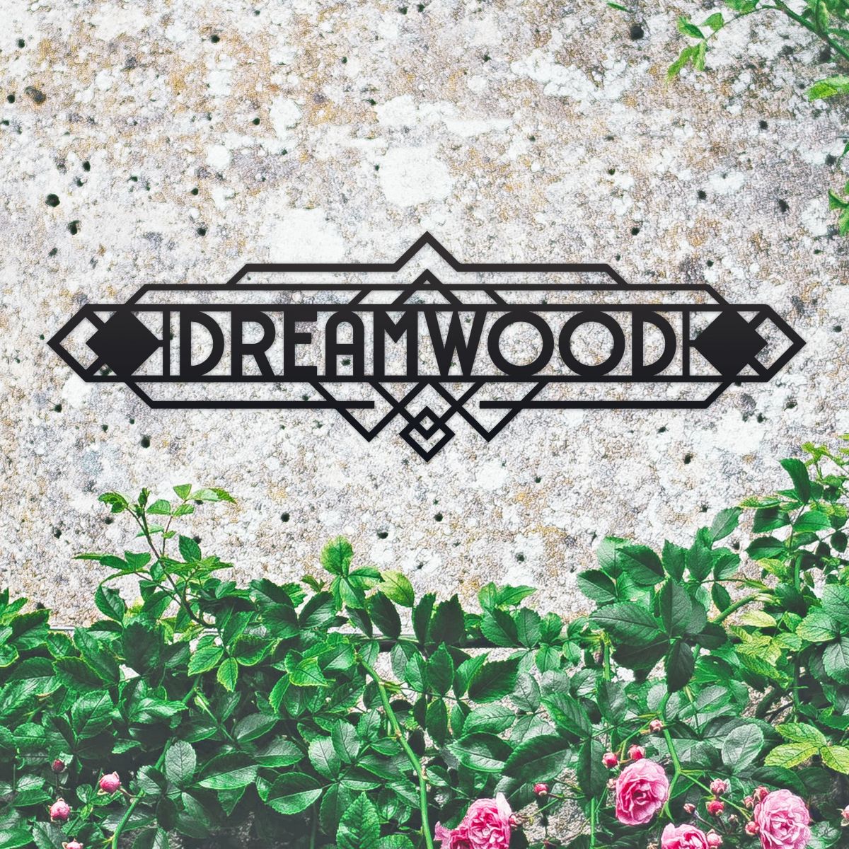 Art Deco House Name Sign  Art Deco House Name Sign