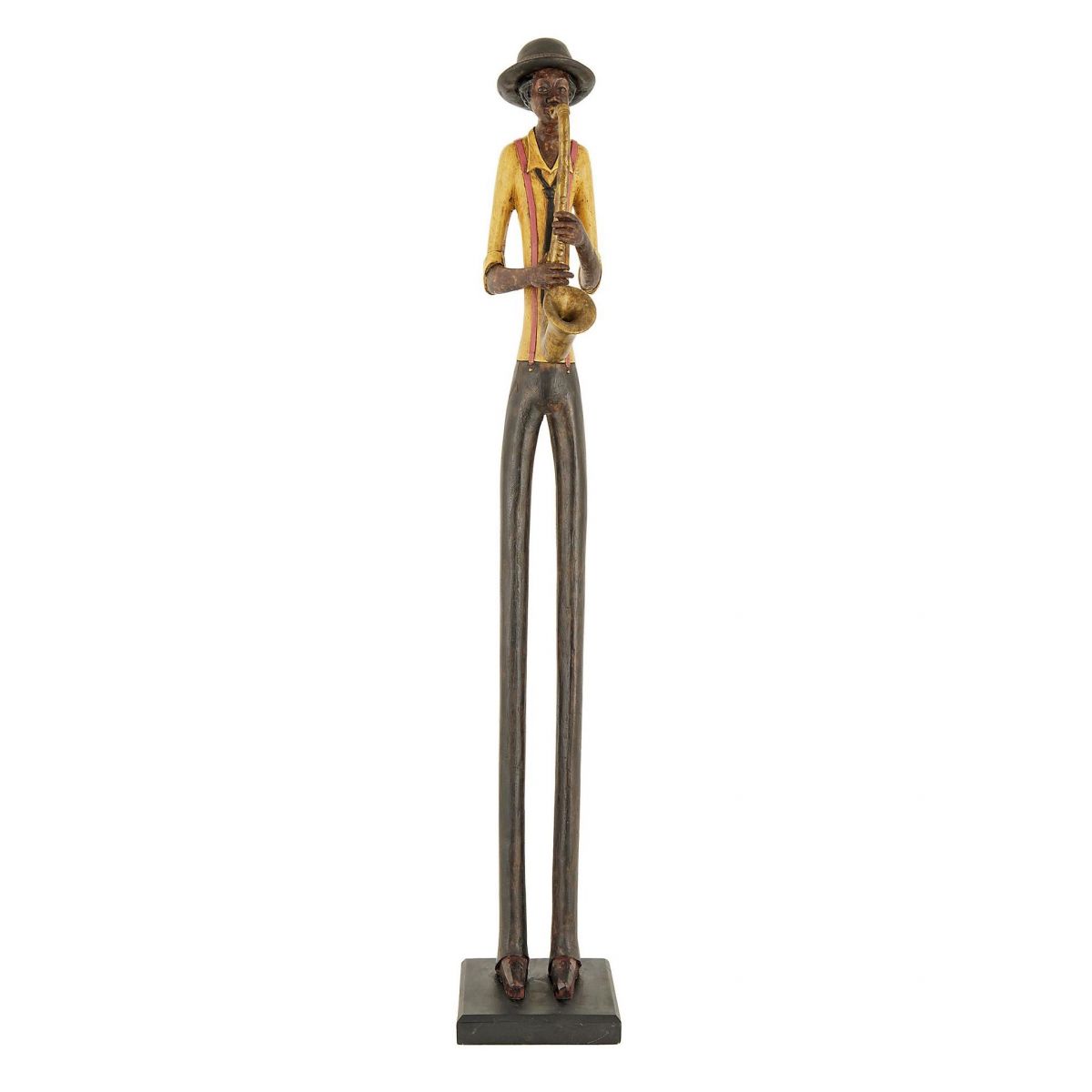 Standing Jazz Saxophonist Ornament Created Out of Resin Standing Jazz Saxophonist Ornament Created Out of Resin