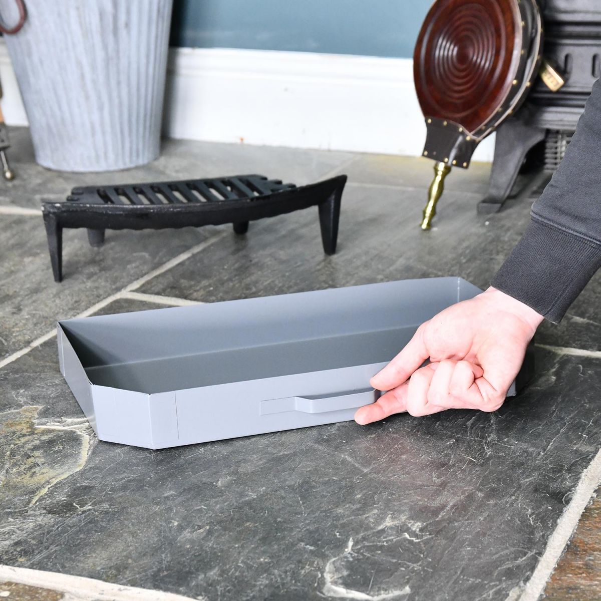 Steel "Basket" Ash Pan to Scale