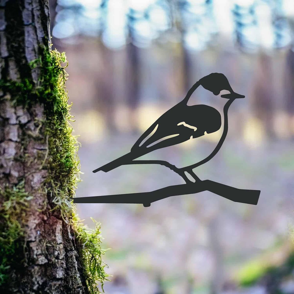 Black Steel Blackcap Tree Spike