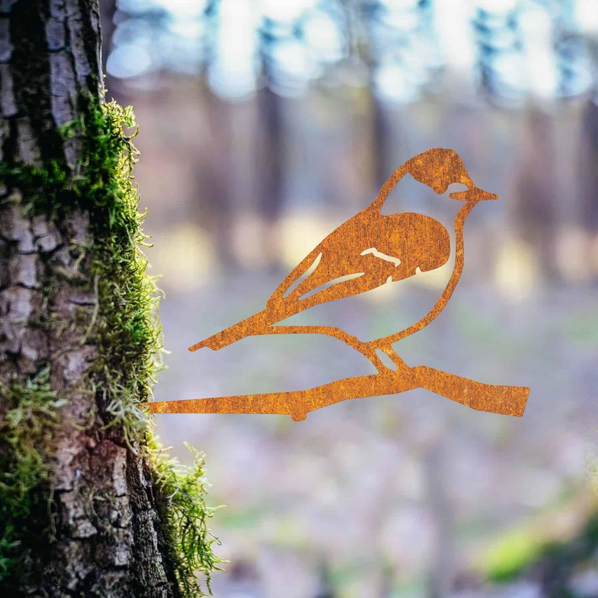 Steel Blackcap Tree Spike - Rustic in Situ