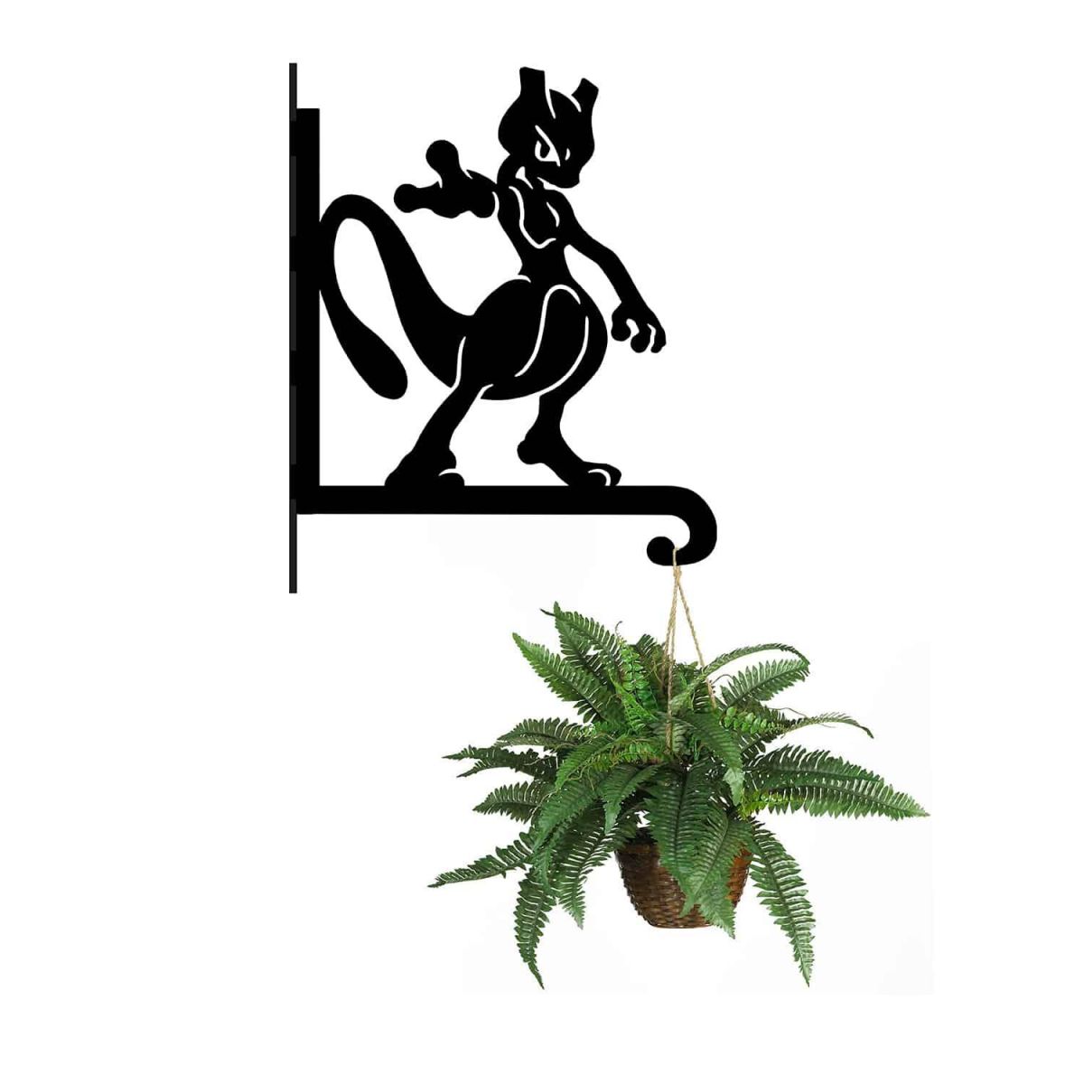 Steel Generation I Legendary Psychic Character Hanging Basket Bracket with Planter