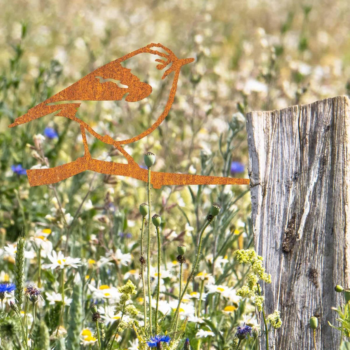 Rustic Steel Goldcrest Tree Spike