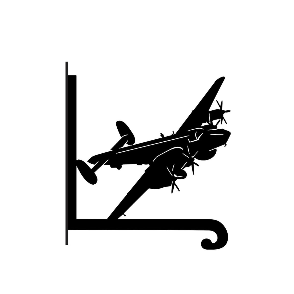 Close-Up of Steel RAF Avro Shackleton Hanging Basket Bracket