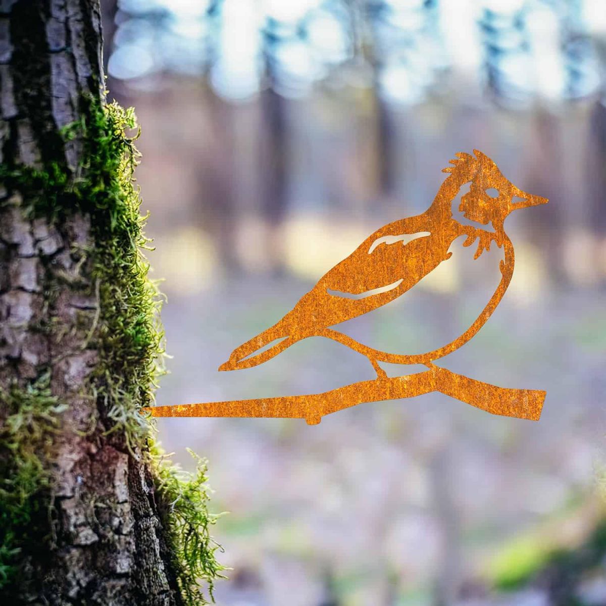 Steel Skylark Tree Spike - Rustic in Situ