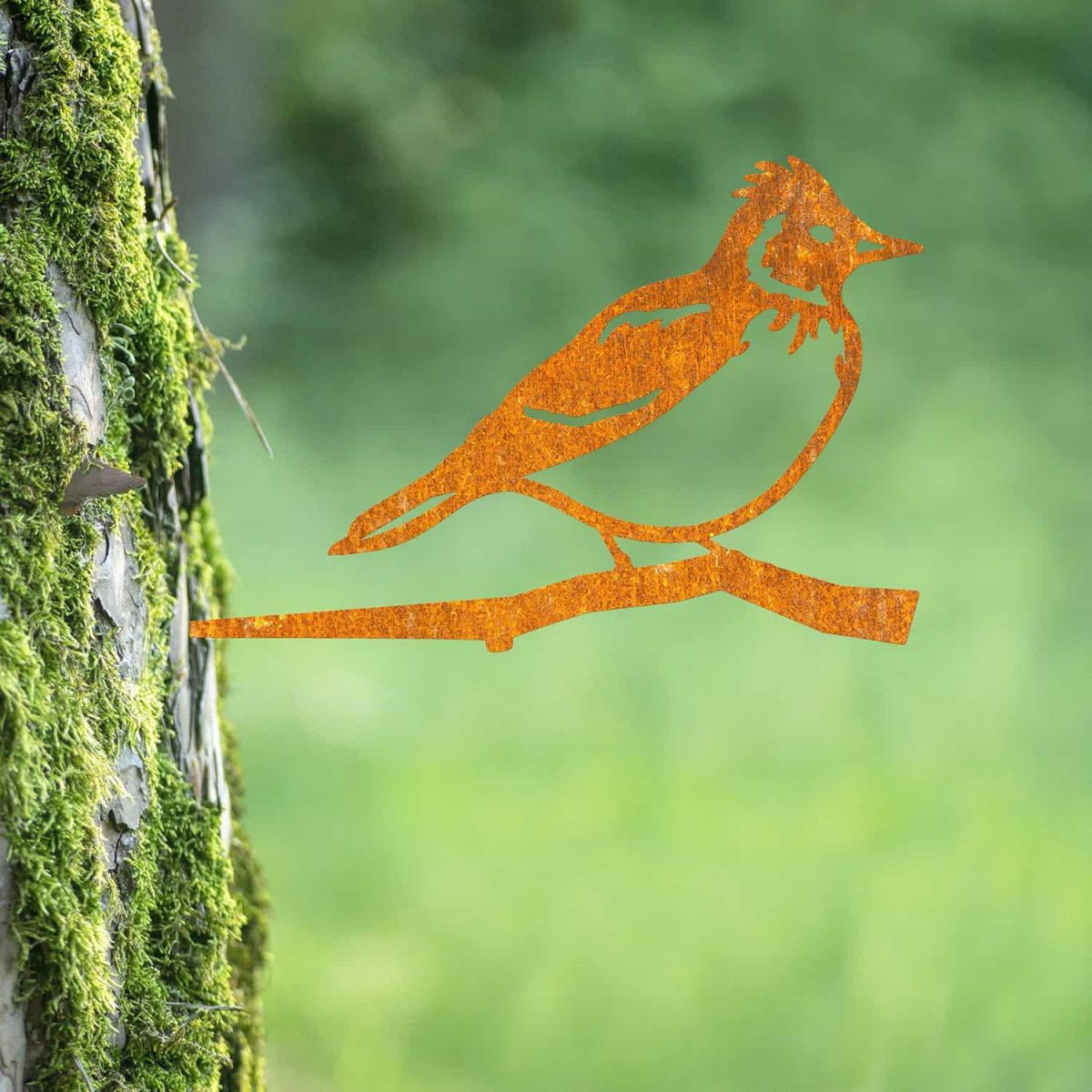 Rustic Steel Tree Spike with Skylark Design