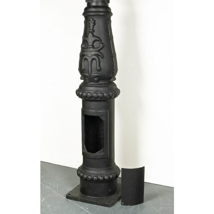 Inspection Chamber on the Black Rochester High Mast Column & Lantern 