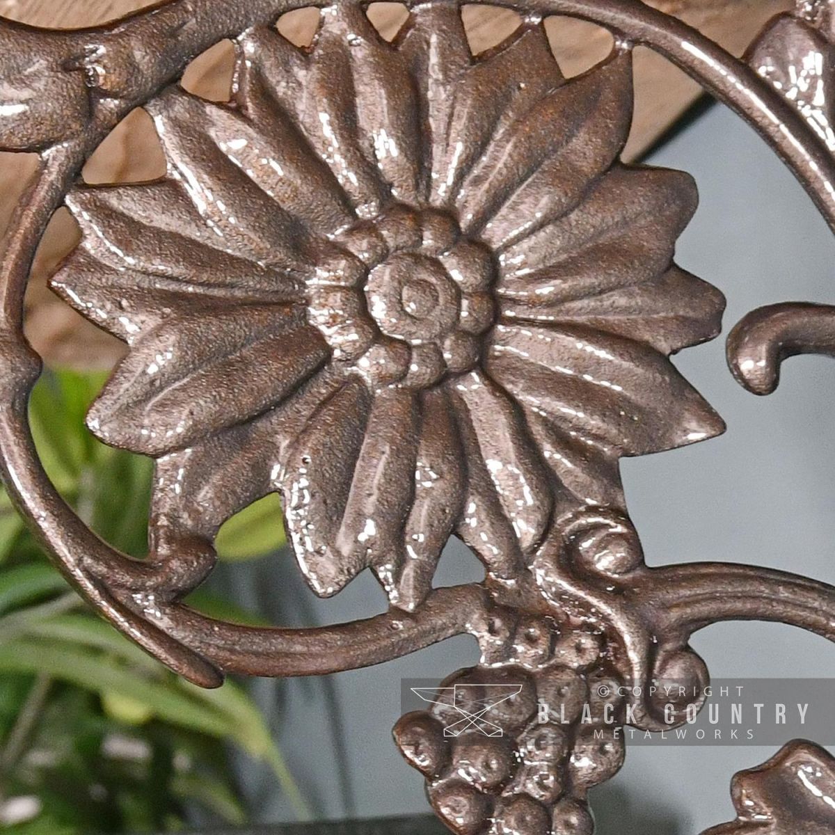 Close-up of the Sunflower on the Shelf Bracket