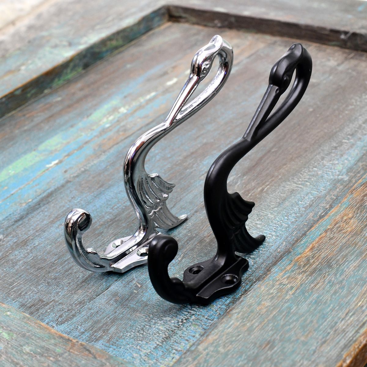 Swan Coat Hook Available in a Range of Finishes
