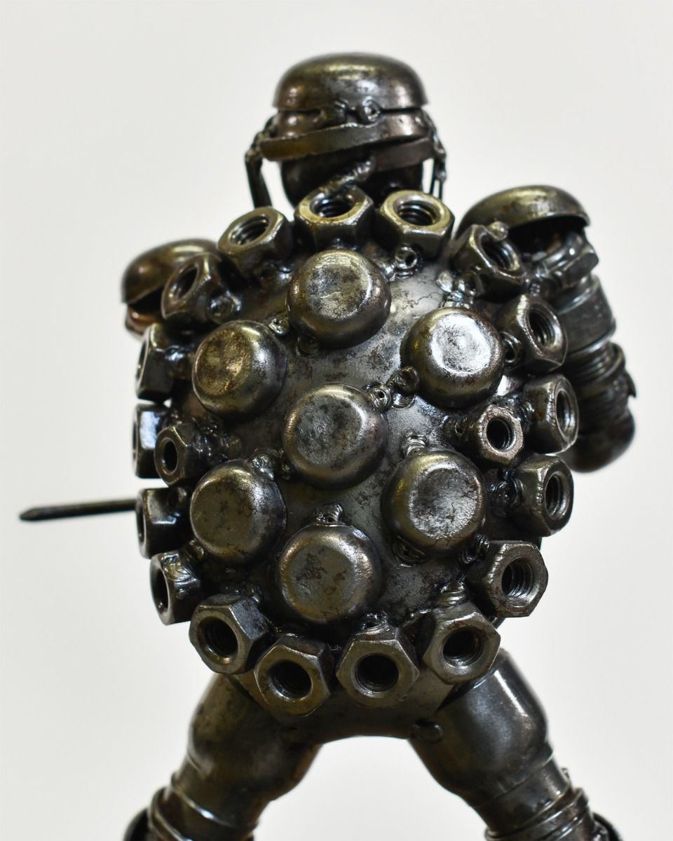 Close Up Of Metal Shell 