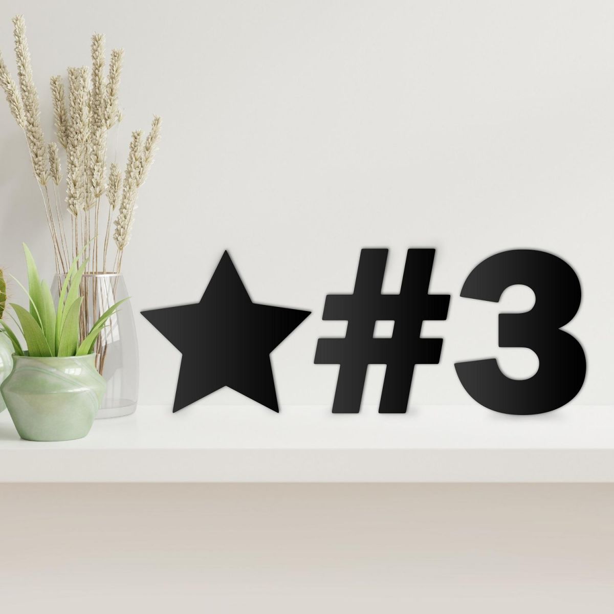 Individual Metal Letters & Numbers 