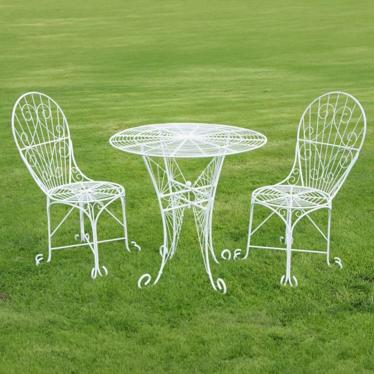 The "Maddie’s Picnic" 2-Seater Garden Dining Set in Situ in the Garden on the Lawn