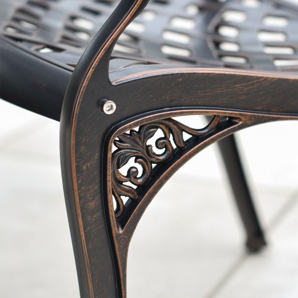 Traditional "Fleur-de-lys" Design on the Legs of the Chair