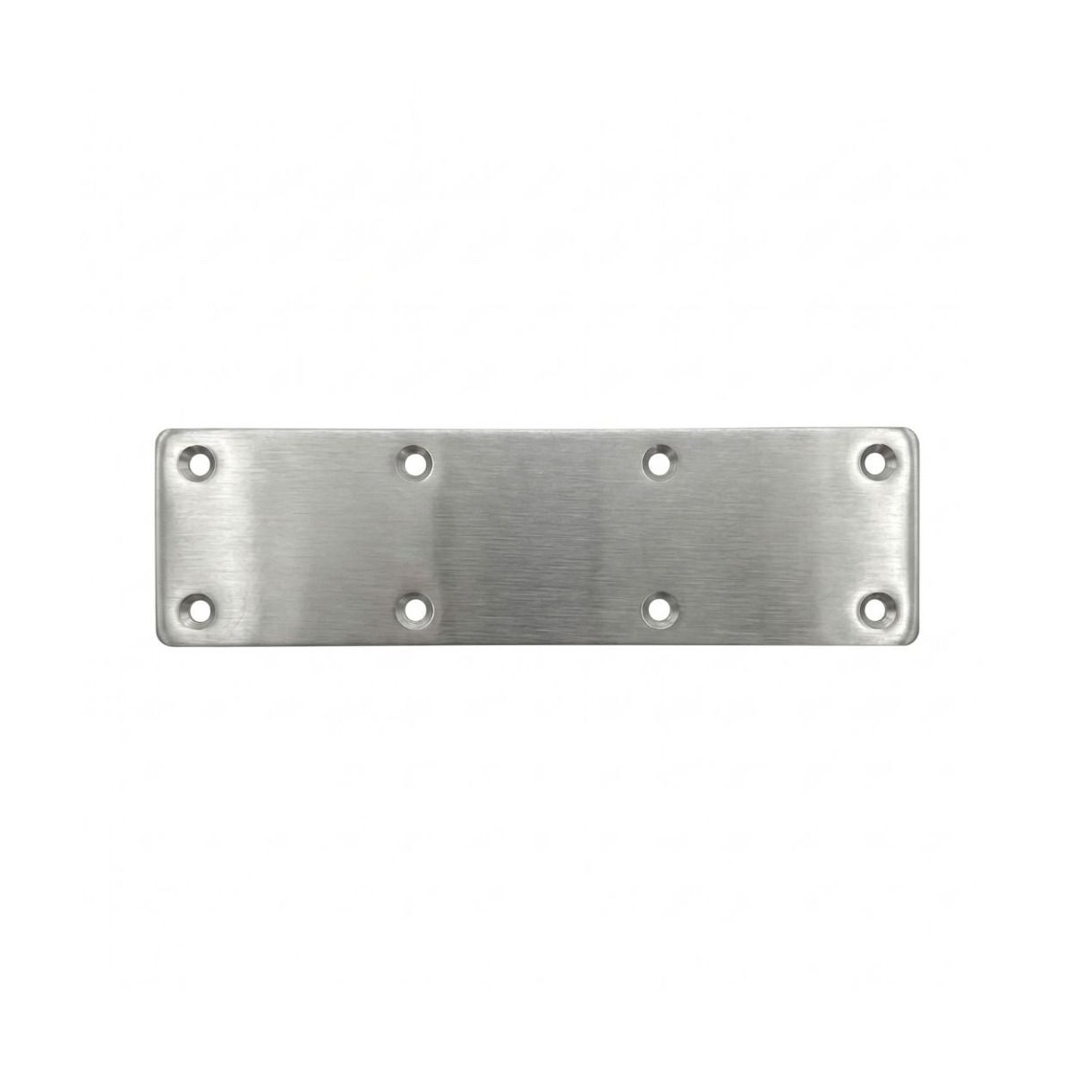 The 350mm Stainless Steel Railway Sleeper Straight Joining Plate on a White Background 