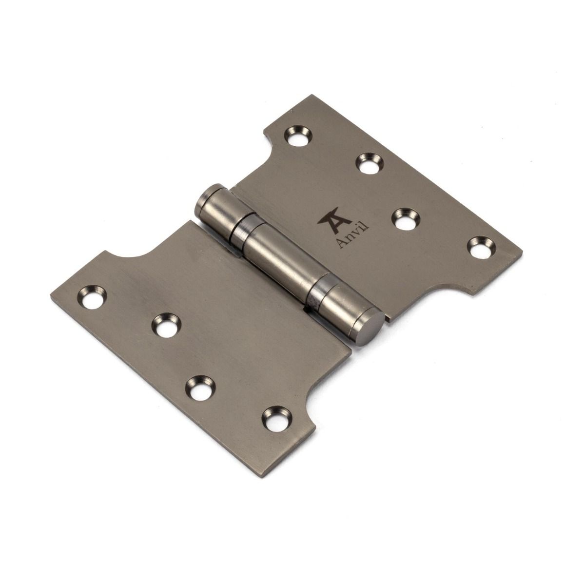 The 3" Heavy Duty Parliament Door Hinges (Pair) in Aged Bronze Shown on a White Background