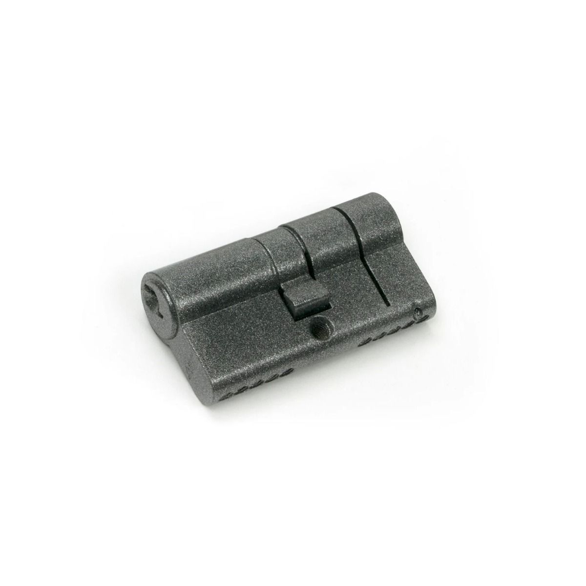 The 5-Pin Euro Cylinder Lock Keyed Alike - 30/30 - Pewter on a White Background 