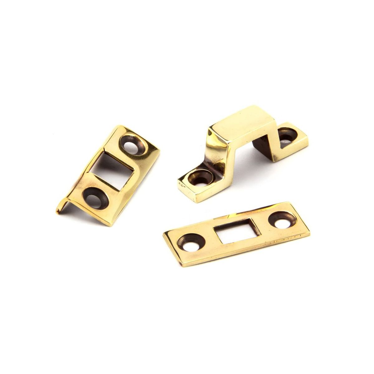 The 6" Classic Straight Window Bolt Aged Brass Fittings