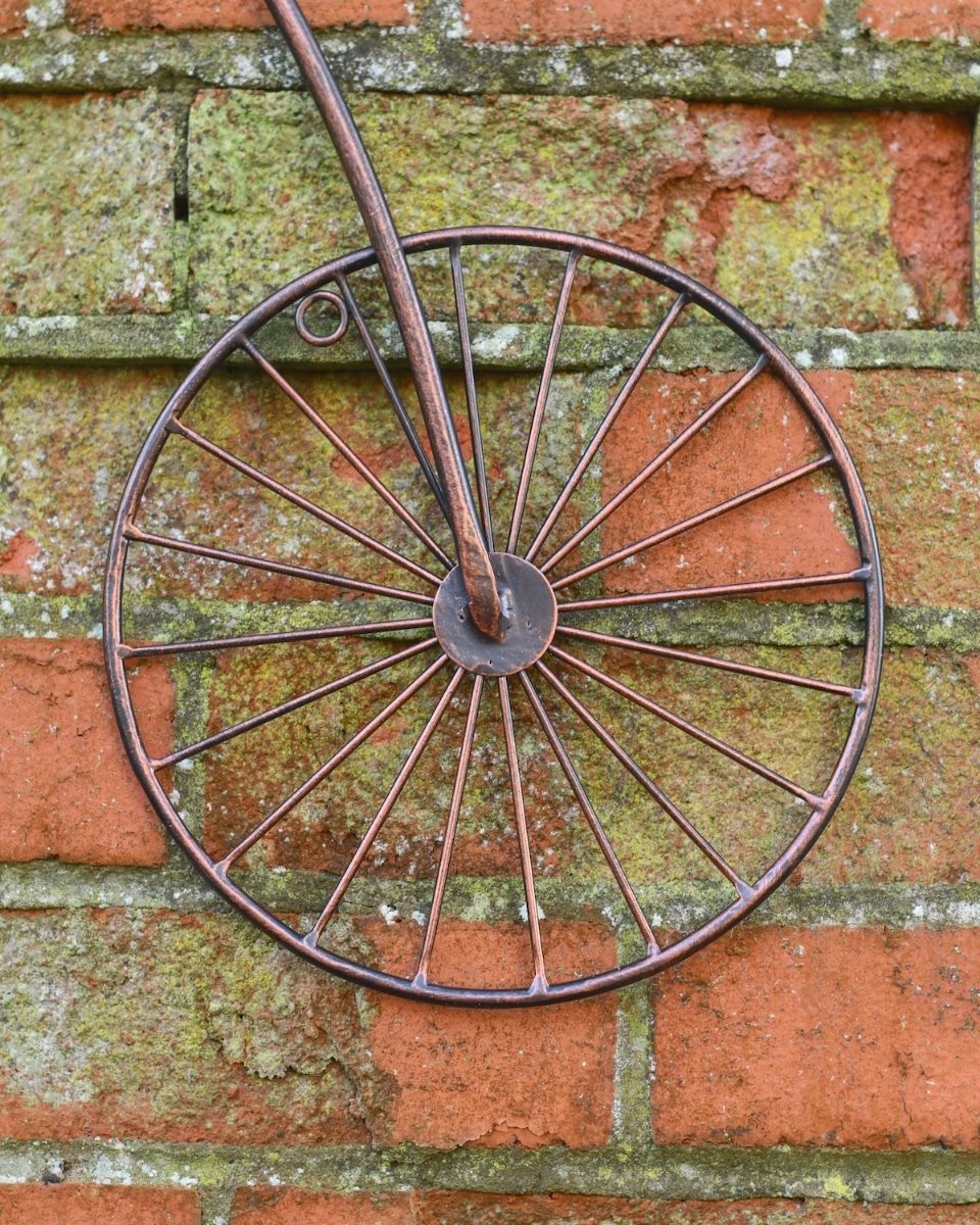 The Acton Penny Farthing Wall Art rear wheel