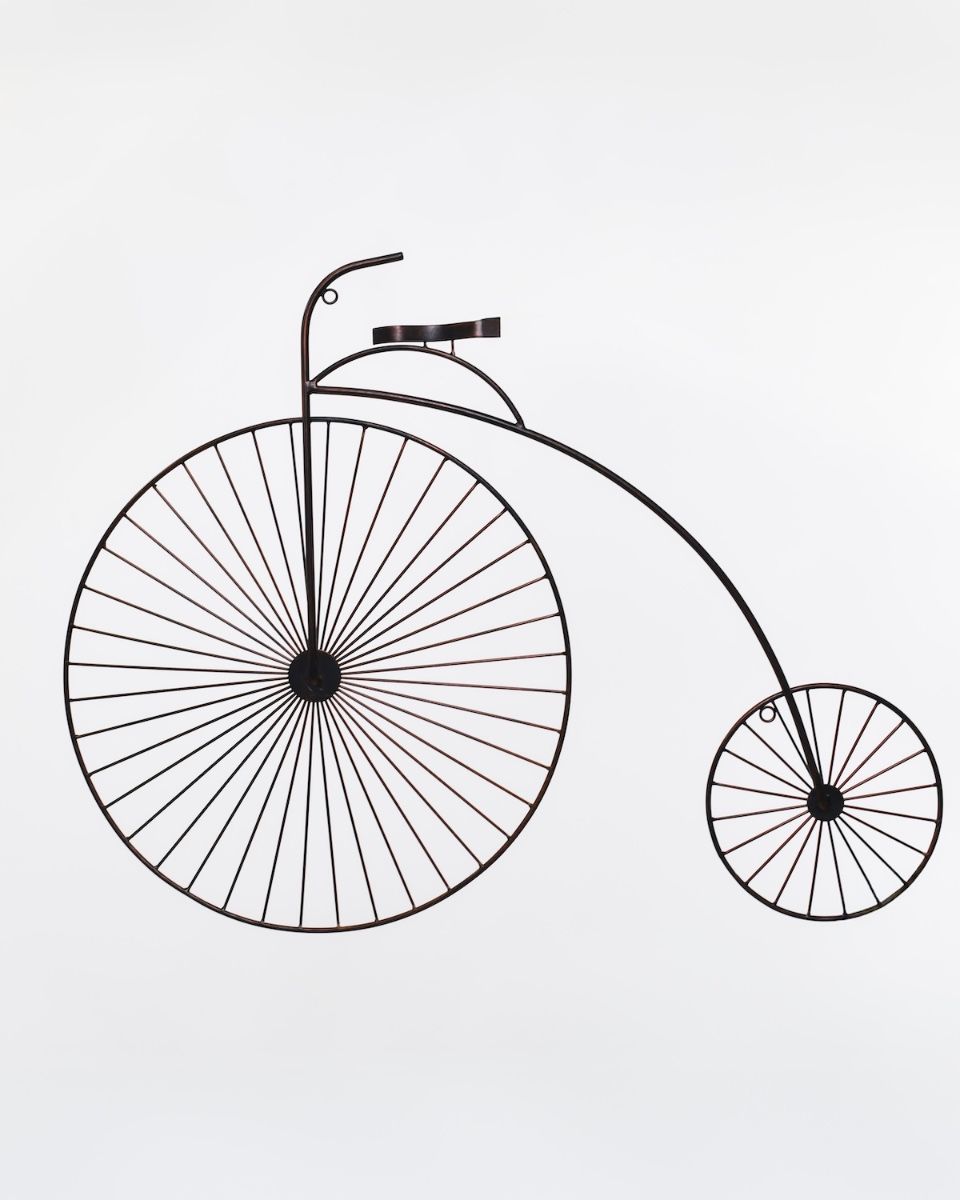 The Acton Penny Farthing Wall Art white background
