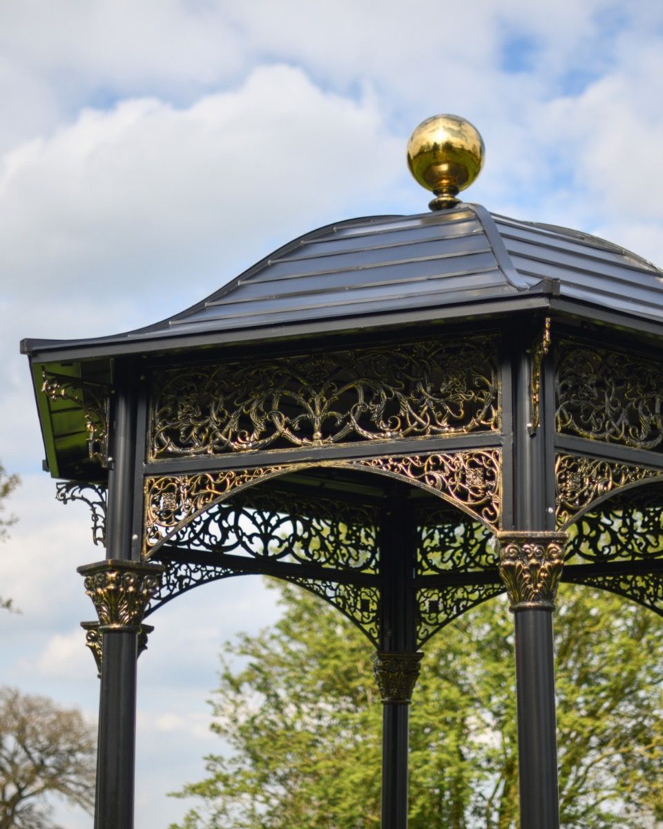 Finial of "The Versailles Temple" Ornate Solid Roof Garden Gazebo