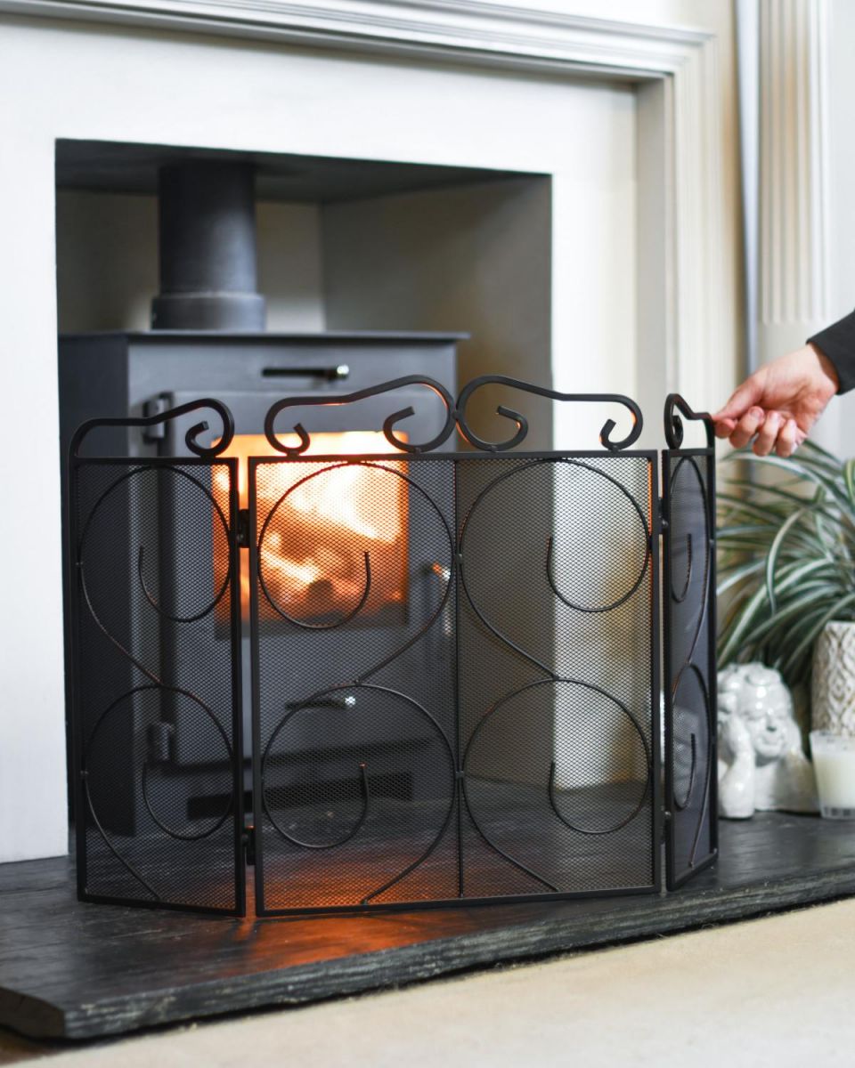 Scale Shot Of "The Antiquitas" Three Fold Fire Guard