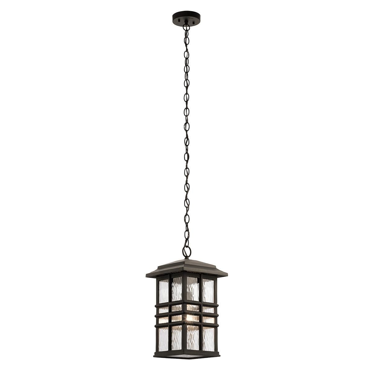 "The Bungalow" Chain Hanging Ceiling Light in an Antique Bronze Finish "The Bungalow" Chain Hanging Ceiling Light in an Antique Bronze Finish