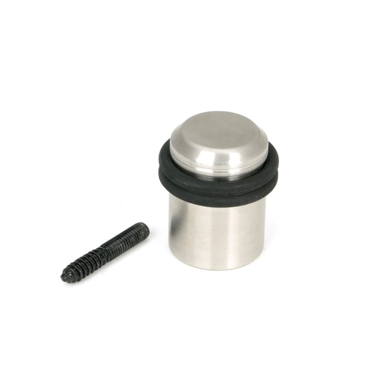 The Cylindrical Floor Mounted Door Stop with Screw 