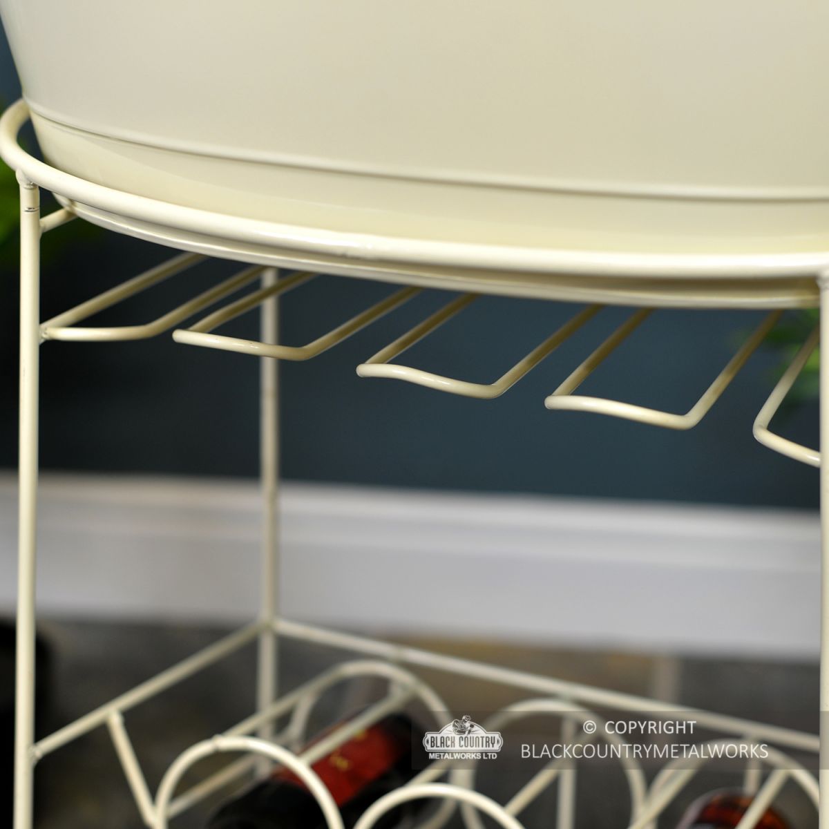 Close-up of the Wine Glass Holder